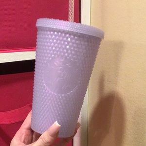 Starbucks Holiday Icy White Iridescent Studded tumbler